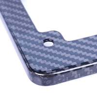 US STOCK NT Real 100% 3K Carbon Fiber Universal License Plate Frame for Motorcycle Available in CA