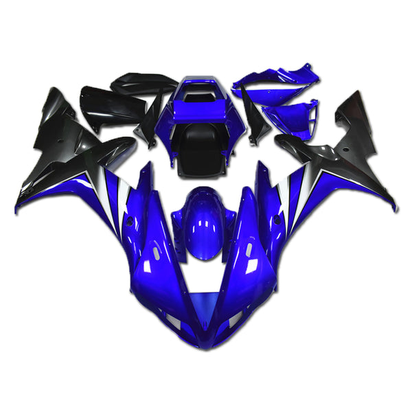 NT Aftermarket Injection ABS Plastic Fairing Fit for YZF R1 2002-2003 Blue Grey N005