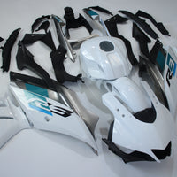 NT Aftermarket Injection ABS Plastic Fairing Fit for YZF R3 2022-2024 R25 White Teal N003