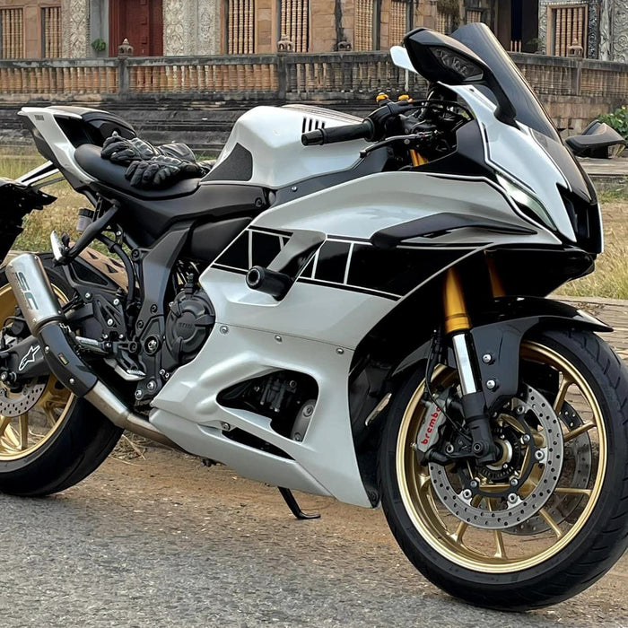 US STOCK NT Injection Mold New Kit White Black ABS Fairing Fit for Yamaha 2022-2025 YZF R7 N006 Available in CA
