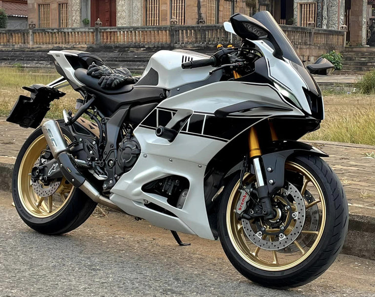 NT Fairing Fit for Yamaha 2022-2025 YZF-R7 N006- White Black | ABS Injection, US Stock