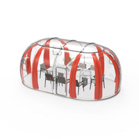 360 Degree Fully bracketless Outdoor Transparent Glass Room, Sunroom, Conservatory