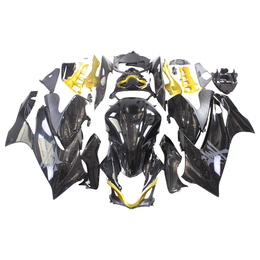 NT Aftermarket Injection ABS Plastic Fairing Fit for GSXR 1300 Hayabusa 2021-2023 Black Gold N002