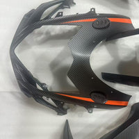 NT Aftermarket Injection ABS Plastic Fairing Fit for GSXR 600/750 2011-2024 Carbon Fiber Look and Gray Red N0002