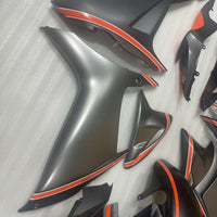 NT Aftermarket Injection ABS Plastic Fairing Fit for GSXR 600/750 2011-2024 Carbon Fiber Look and Gray Red N0002