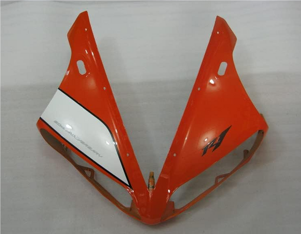 Orange White Front Nose Fairing Fit for Yamaha 2004-2006 YZF R1
