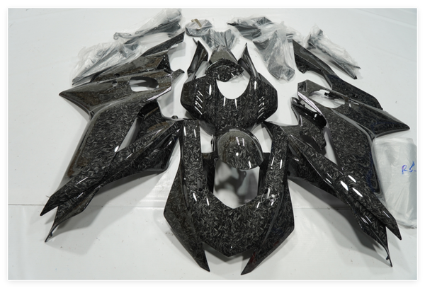 NT Aftermarket Injection ABS Plastic Custom Fairing Fit for YZF R6 2008-2016 Forged Carbon Fiber Look With Decals