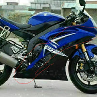 Right Side Mid Fairing Fit for YZF R6 2008-2016 blue white