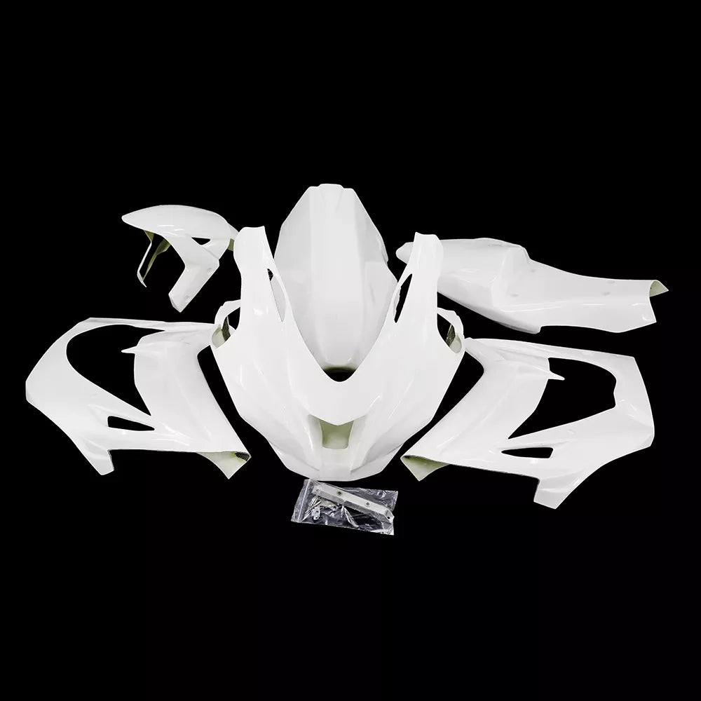 NT Fiberglass Race Track Fairing Kit Fit for Ninja ZX10R 2016-2020 Unpainted