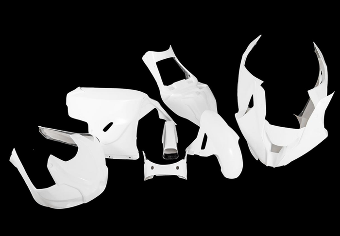 NT Fiberglass Race Track Fairing Kit Fit for BMW 2019-2023 S1000RR Unpainted