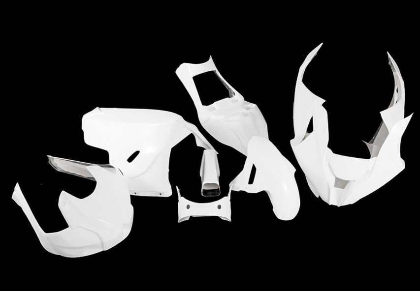 NT Fiberglass Race Track Fairing Kit Fit for BMW 2019-2023 S1000RR Unpainted