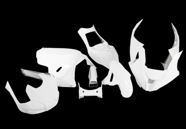 NT Fiberglass Race Track Fairing Kit Fit for BMW 2019-2023 S1000RR Unpainted