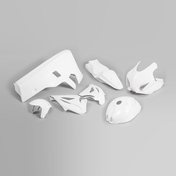 NT Fiberglass Race Track Fairing Kit Fit for GSXR 1000 2017-2023 Unpainted