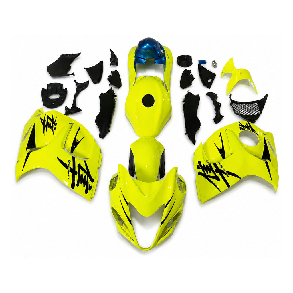 NT Fairing Fit for Suzuki 2008-2020 Hayabusa GSXR 1300 N109- Green Black | ABS Injection - 1