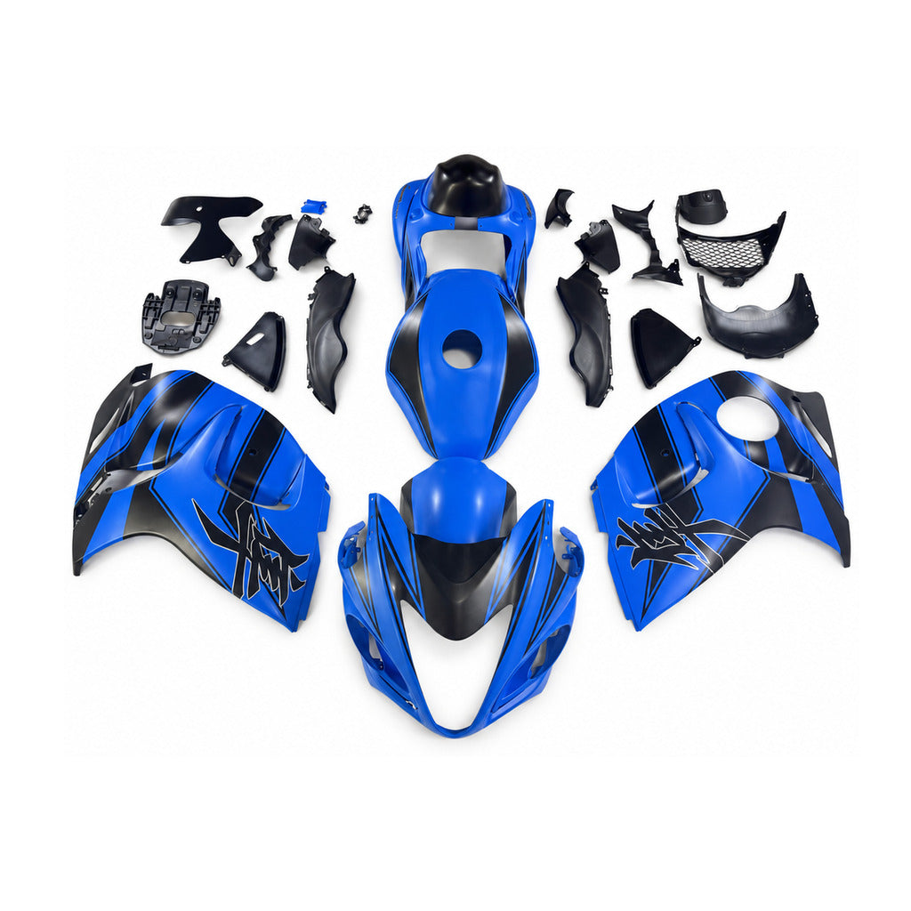 NT Fairing Fit for Suzuki 2008-2020 Hayabusa GSXR 1300 N113- Blue Black | ABS Injection - 1
