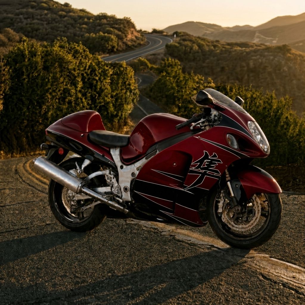 NT Fairing Fit for Suzuki 1999-2007 Hayabusa GSXR 1300 N103- Burgundy Black Silver | ABS Injection