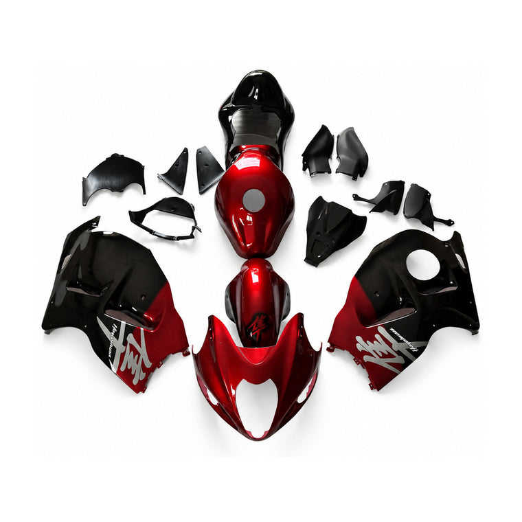 NT Fairing Fit for Suzuki 1999-2007 Hayabusa GSXR 1300 N110- Burgundy Black | ABS Injection