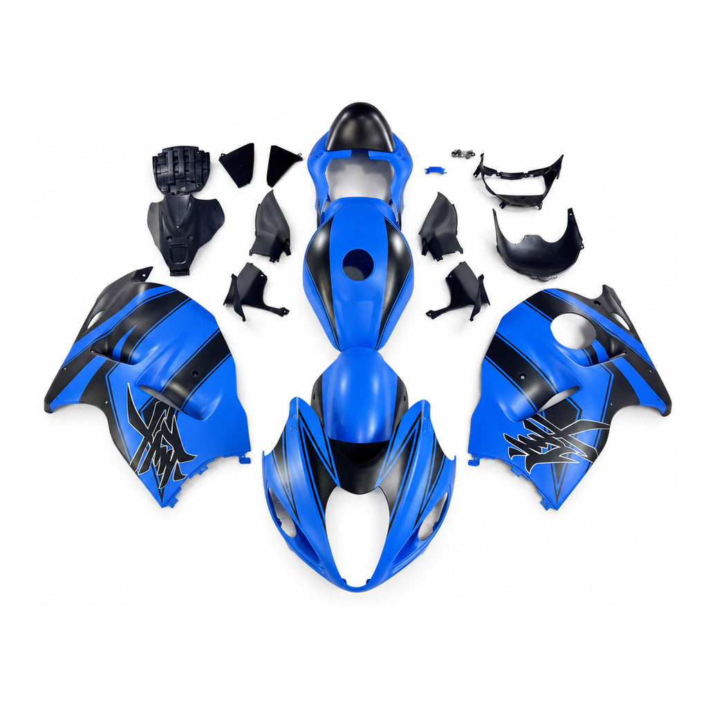 NT Fairing Fit for Suzuki 1999-2007 Hayabusa GSXR 1300 N111- Blue Black | ABS Injection - 1