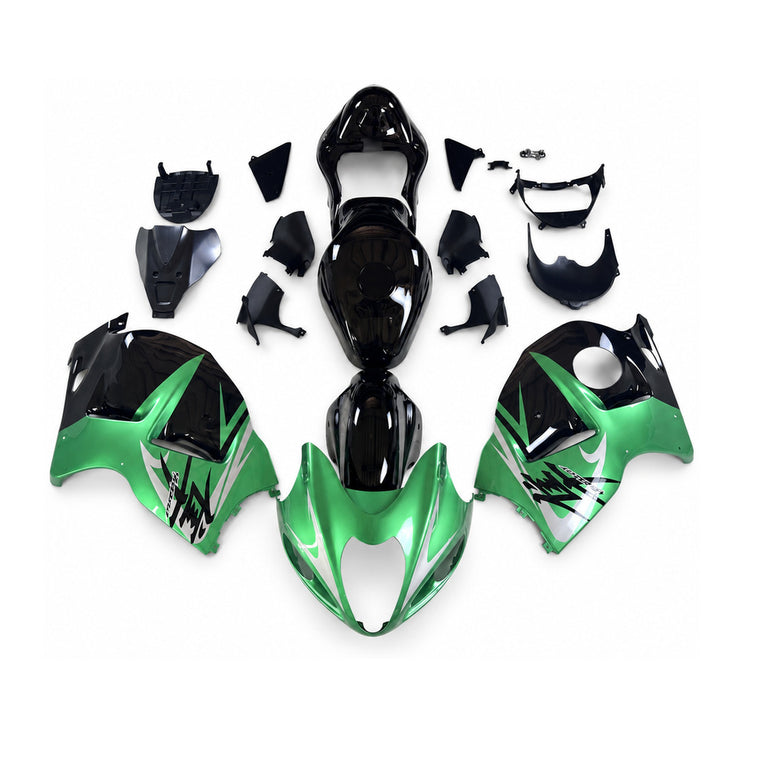 NT Fairing Fit for Suzuki 1999-2007 Hayabusa GSXR 1300 N112- Green Blue Black | ABS Injection