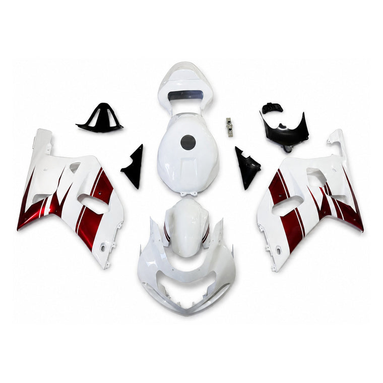 NT Fairing Fit for Suzuki 2001-2003 GSXR600/750 U115- Burgundy White | ABS Injection