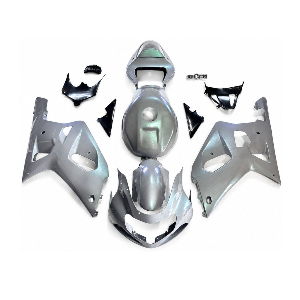NT Fairing Fit for Suzuki 2001-2003 GSXR600/750 T117- Silver Green Black | ABS Injection - 1