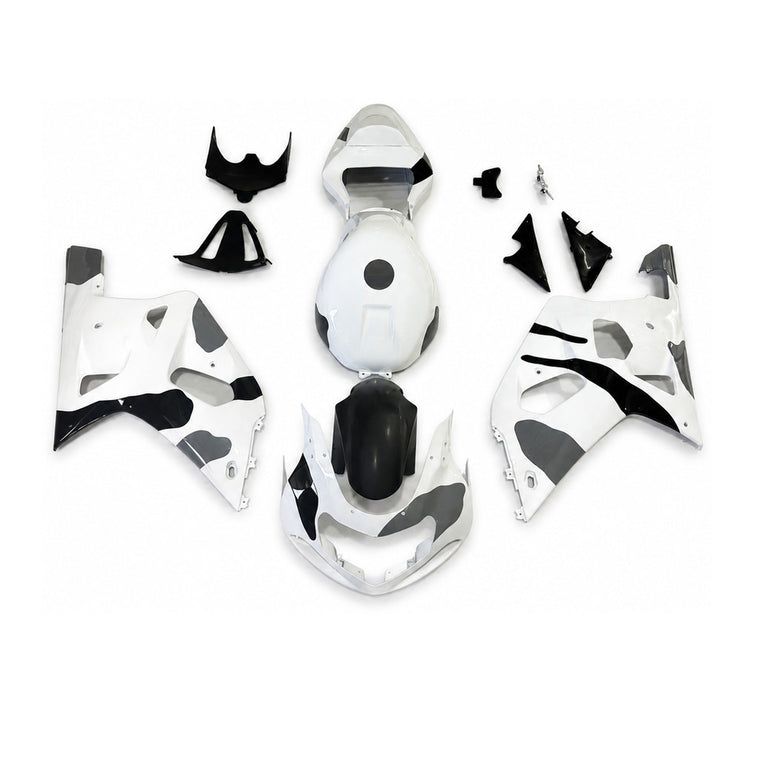 NT Fairing Fit for Suzuki 2001-2003 GSXR600/750 T118- White Black | ABS Injection