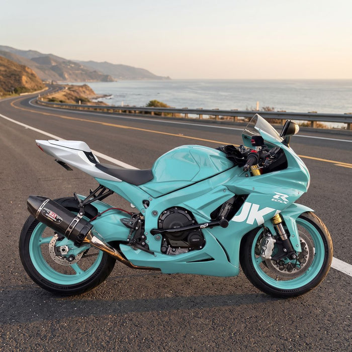 US STOCK NT Aftermarket Injection ABS Plastic Fairing Fit for Suzuki 2011-2025 GSXR 600/750 Mint Black N119 Available in CA