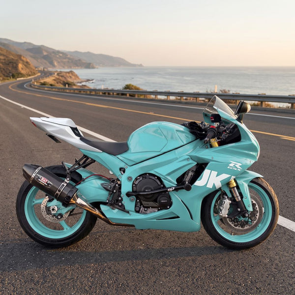US STOCK NT Aftermarket Injection ABS Plastic Fairing Fit for Suzuki 2011-2025 GSXR 600/750 Mint Black N119 Available in CA