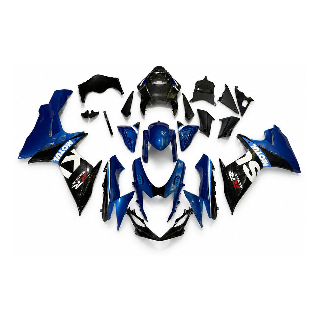 NT Fairing Fit for Suzuki 2011-2027 GSXR600/750 N123- Blue Black | ABS Injection - 1