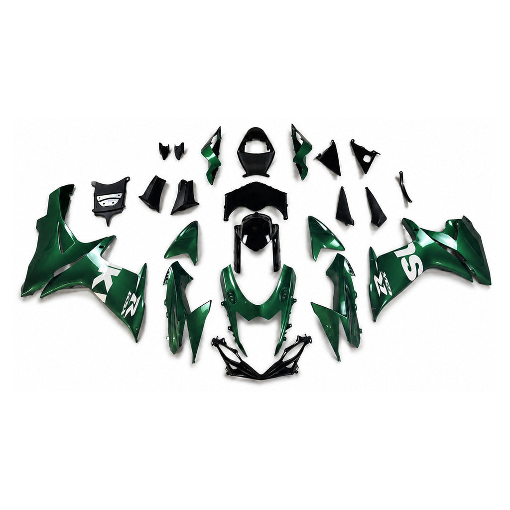 NT Fairing Fit for Suzuki 2011-2027 GSXR600/750 N124- Green Black | ABS Injection - 1