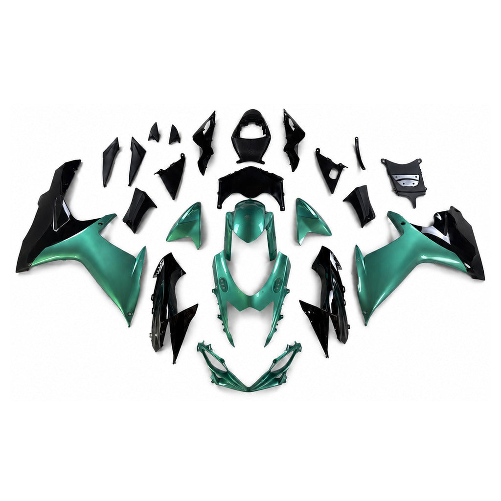 NT Fairing Fit for Suzuki 2011-2027 GSXR600/750 N127- Teal Green Black | ABS Injection - 1