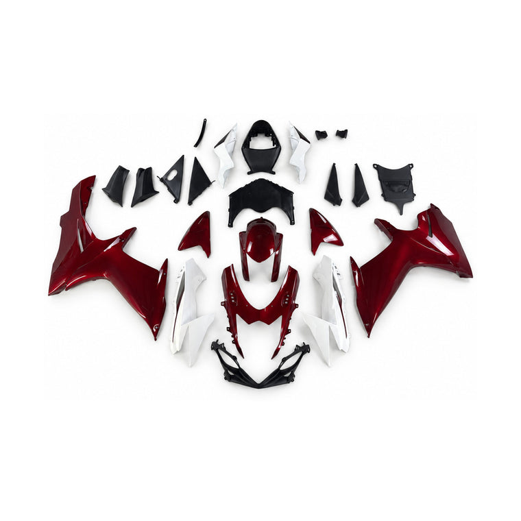 NT Fairing Fit for Suzuki 2011-2027 GSXR600/750 N152- Burgundy Black | ABS Injection