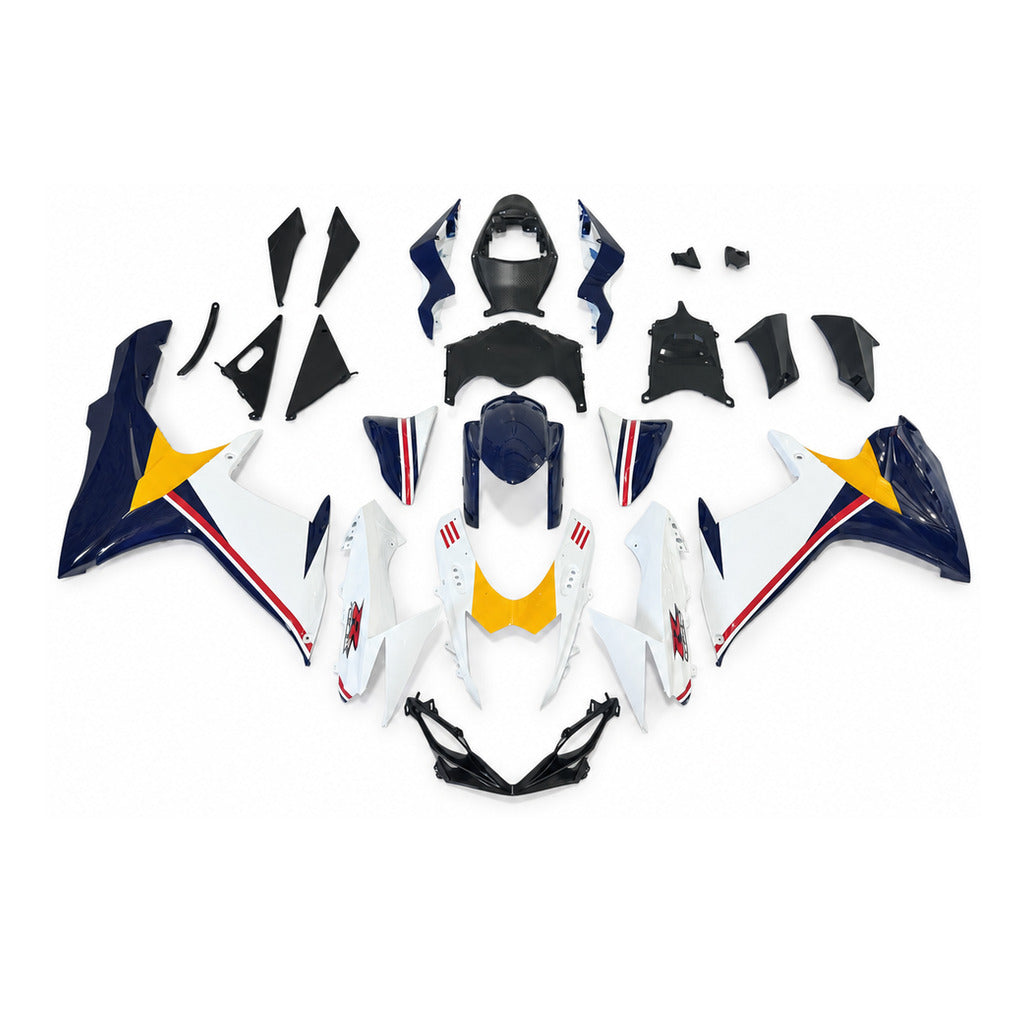 NT Fairing Fit for Suzuki 2011-2027 GSXR600/750 N153- Blue Gold Black | ABS Injection - 1