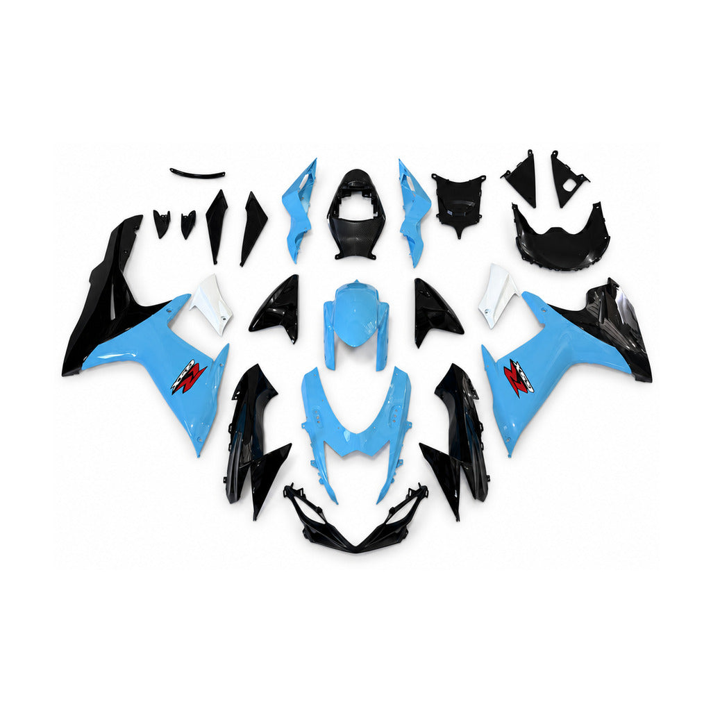 NT Fairing Fit for Suzuki 2011-2027 GSXR600/750 N155- Blue Black | ABS Injection - 1