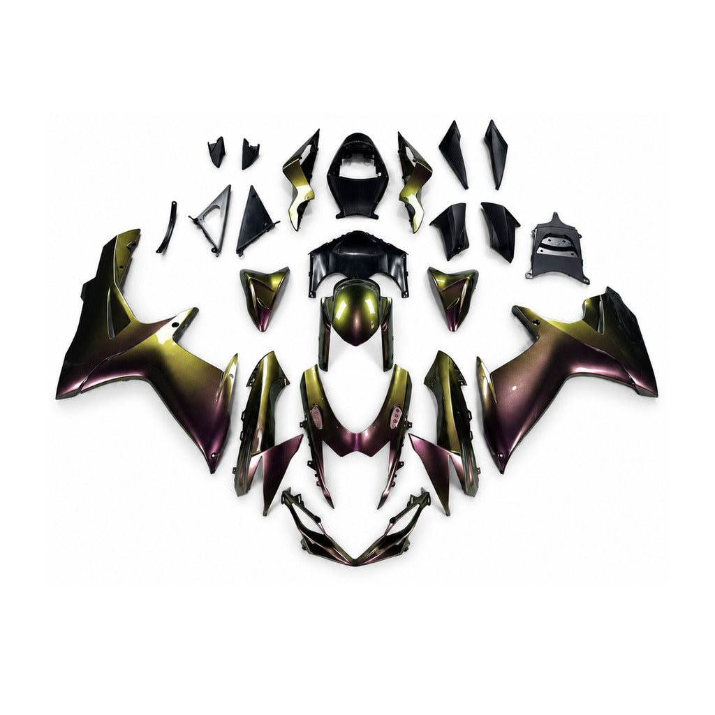 NT Fairing Fit for Suzuki 2011-2027 GSXR600/750 N141- Gold Burgundy Black | ABS Injection - 1