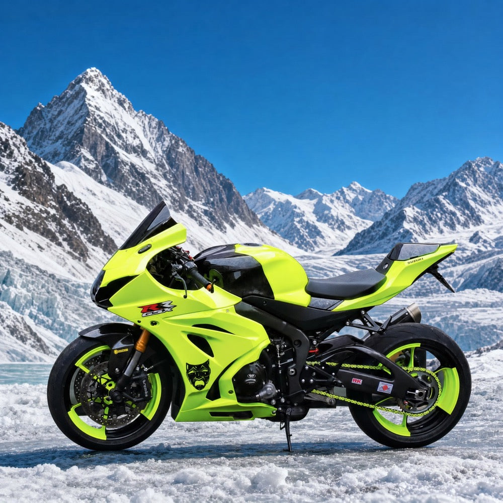 NT Fairing Fit for Suzuki 2011-2027 GSXR600/750 T114- Fluorescent Yellow Green Black | ABS Injection