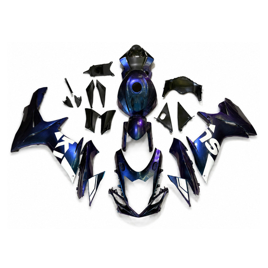 NT Fairing Fit for Suzuki 2011-2027 GSXR600/750 N132- Blue Purple Black | ABS Injection - 1