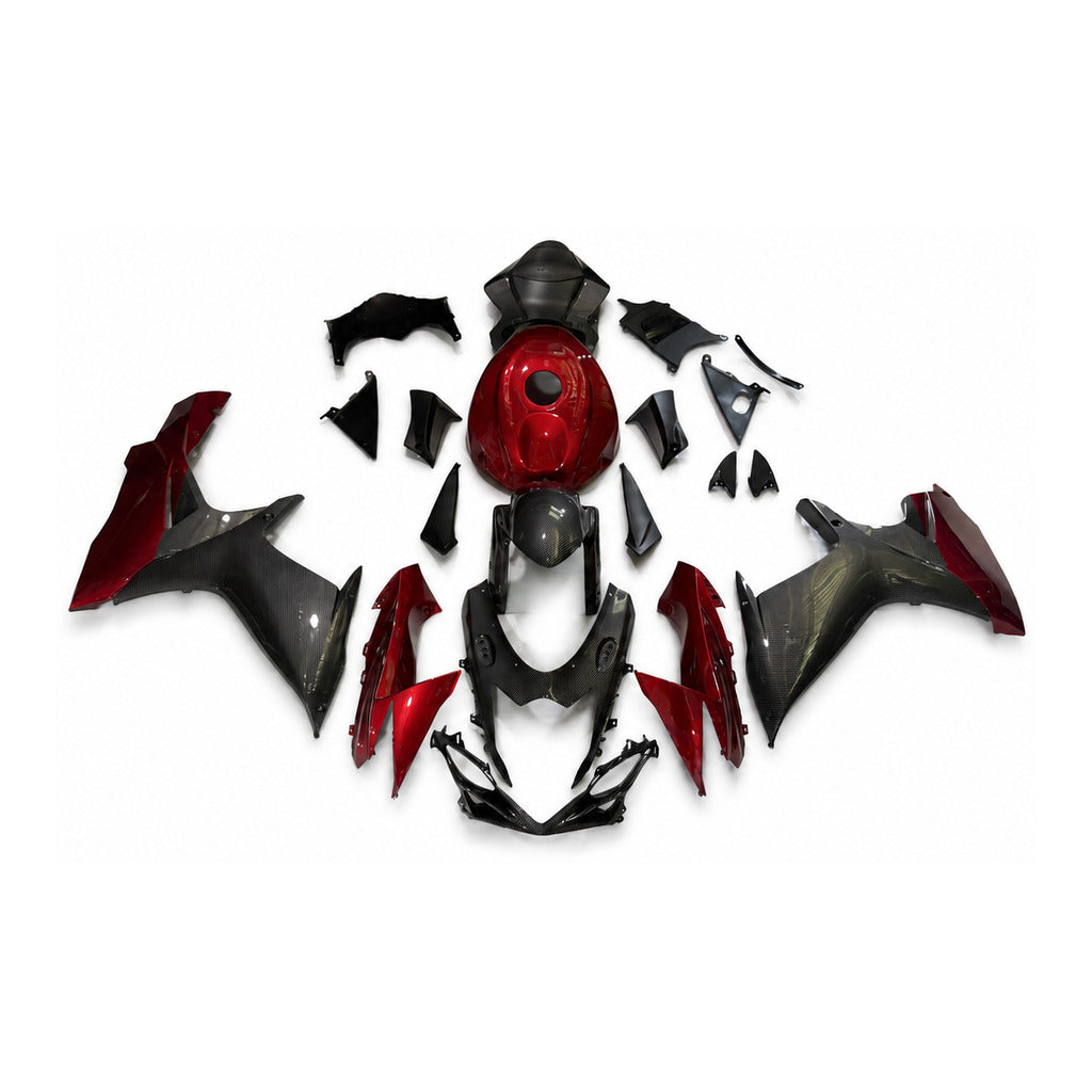 NT Fairing Fit for Suzuki 2011-2027 GSXR600/750 S12- Burgundy Black | ABS Injection - 1