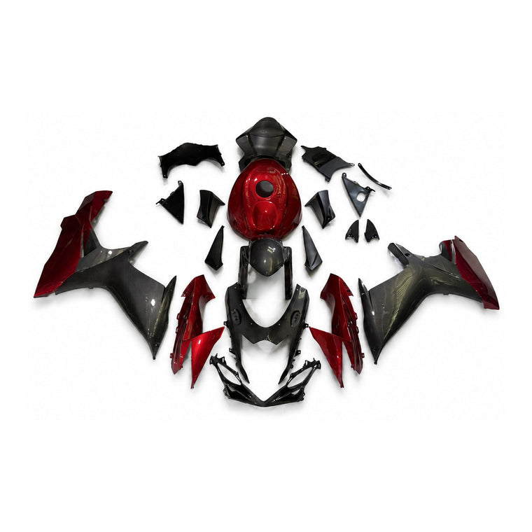 NT Fairing Fit for Suzuki 2011-2027 GSXR600/750 S12- Burgundy Black | ABS Injection