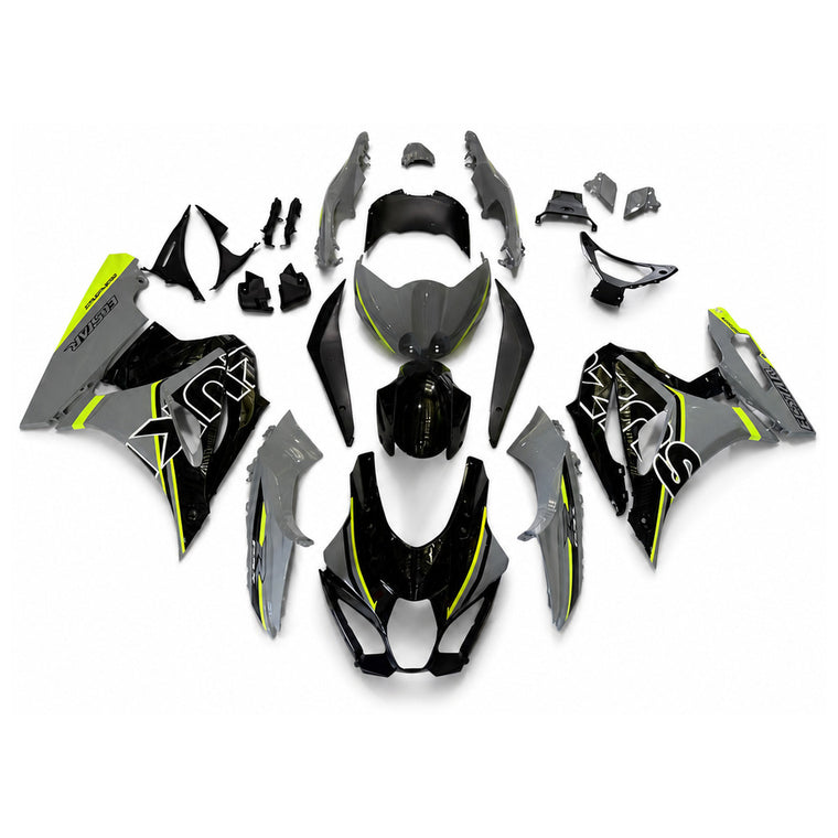 NT Fairing Fit for Suzuki 2017-2027 GSXR 1000 N046- Gray Neon | ABS Injection