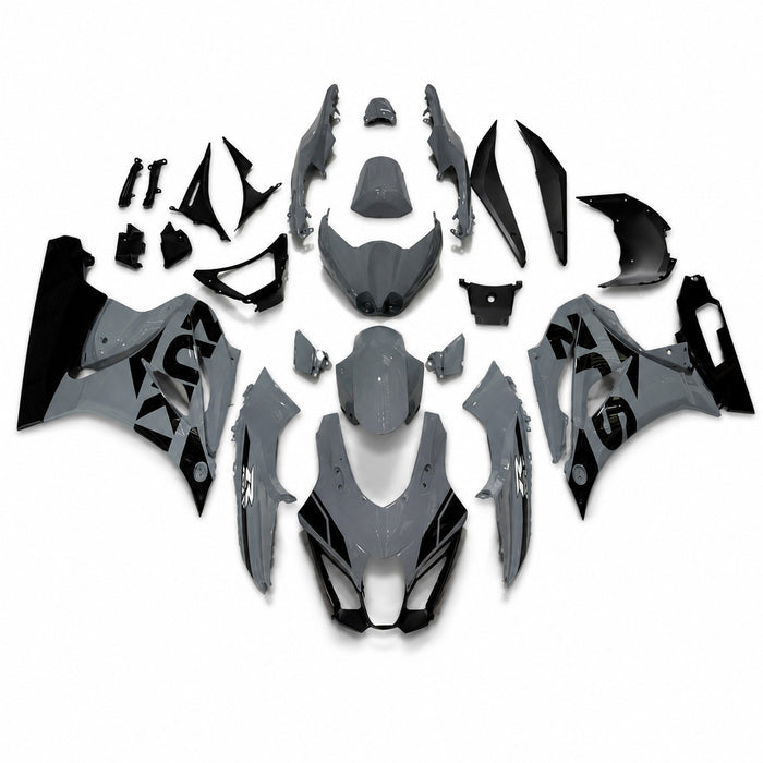 US STOCK NT Injection Mold New Kit White Black Silver ABS Fairing Fit for Suzuki 2017-2025 GSXR 1000 N042 Available in CA