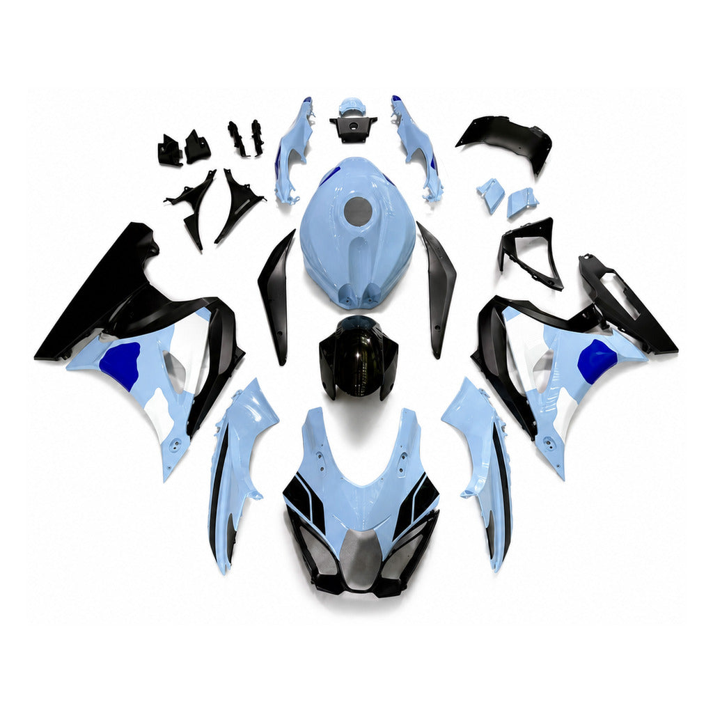 NT Fairing Fit for Suzuki 2017-2027 GSXR 1000 T047- Blue Black | ABS Injection - 1