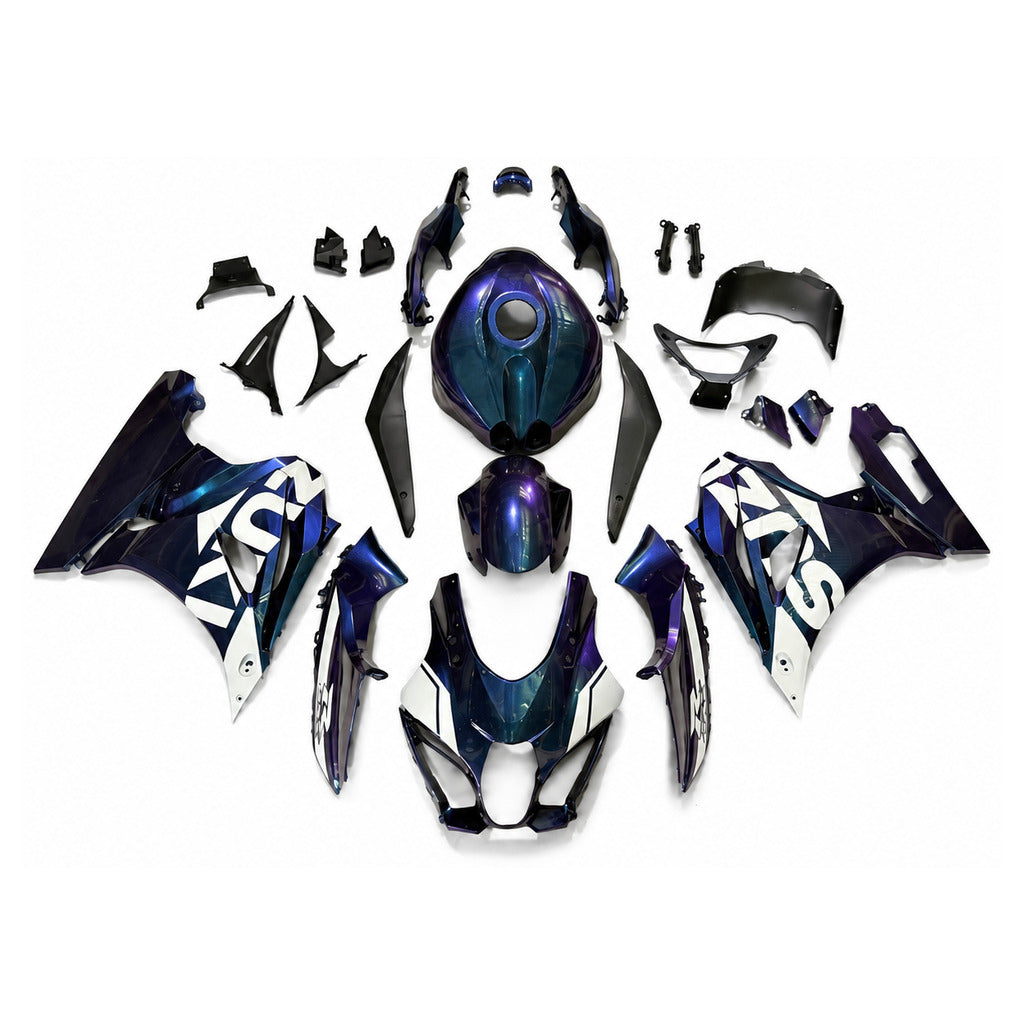 NT Fairing Fit for Suzuki 2017-2027 GSXR 1000 T051- Blue Purple Black | ABS Injection - 1