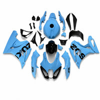 NT Aftermarket Injection ABS Plastic Fairing Fit for GSXR 1000 2017-2025 Light Blue Black T039
