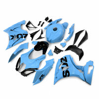 NT Aftermarket Injection ABS Plastic Fairing Fit for GSXR 1000 2017-2025 Light Blue Black T039