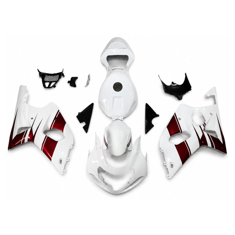 NT Fairing Fit for Suzuki 2000-2002 GSXR 1000 U038- Burgundy White Black | ABS Injection