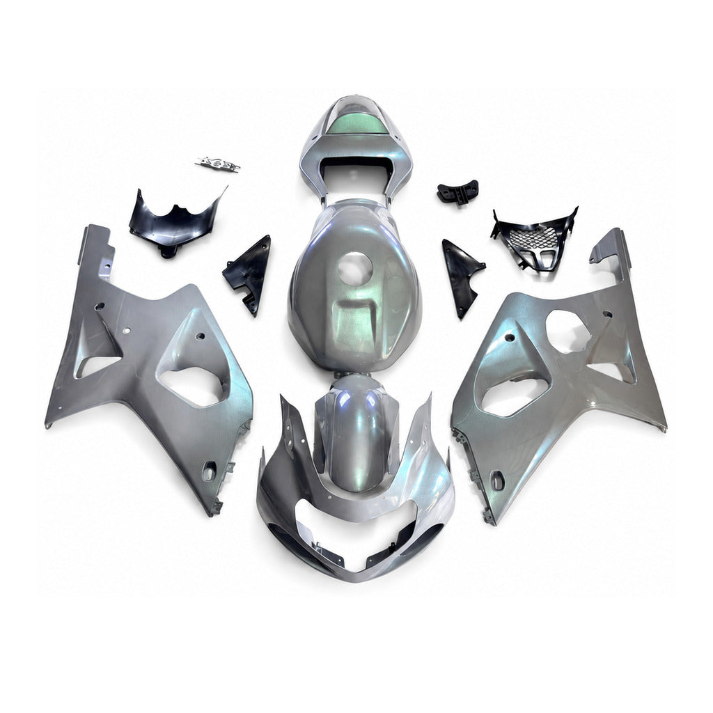 NT Fairing Fit for Suzuki 2000-2002 GSXR 1000 U039- Silver Green Black | ABS Injection - 1