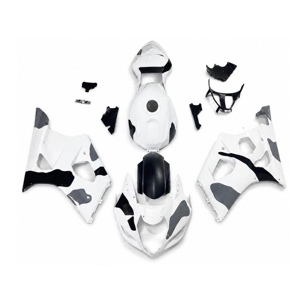 NT Fairing Fit for Suzuki 2003-2004 GSXR 1000 N073- White Black Blue | ABS Injection - 1