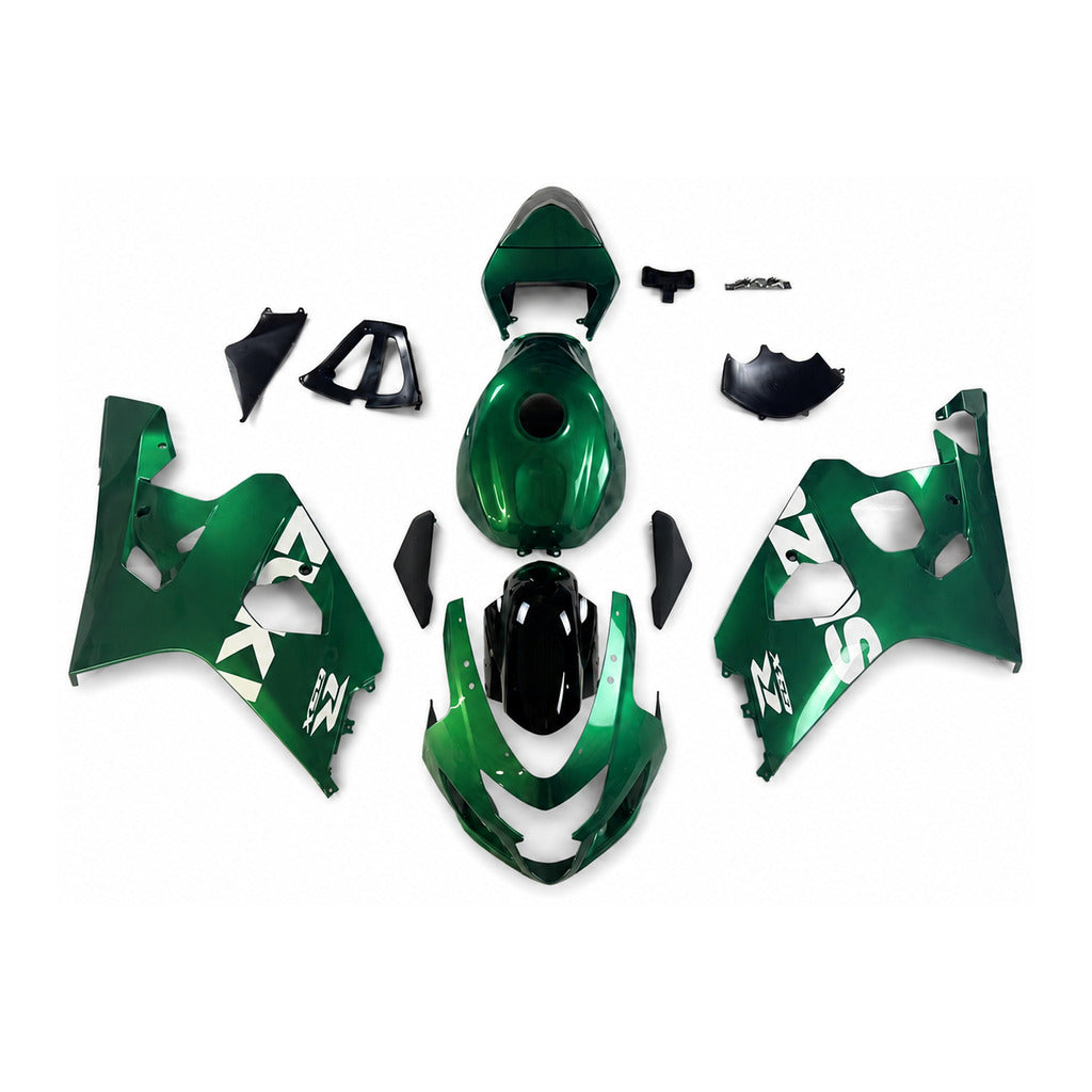 NT Fairing Fit for Suzuki 2004-2005 GSXR600/750 N118- Green Teal Black | ABS Injection - 1