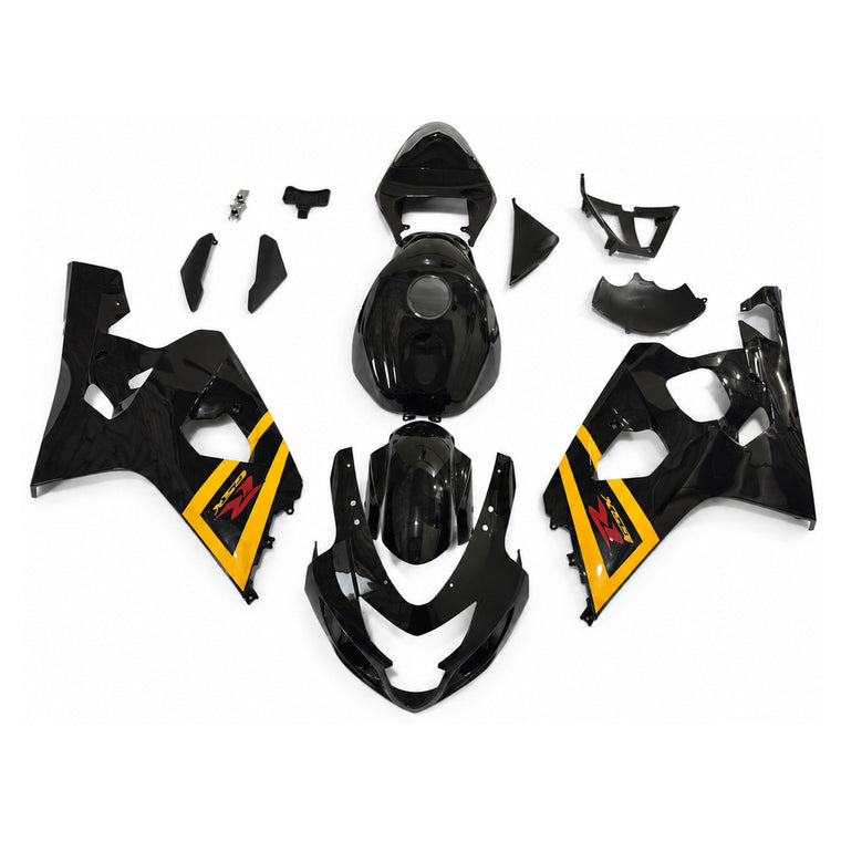 NT Fairing Fit for Suzuki 2004-2005 GSXR600/750 N122- Gold Black | ABS Injection
